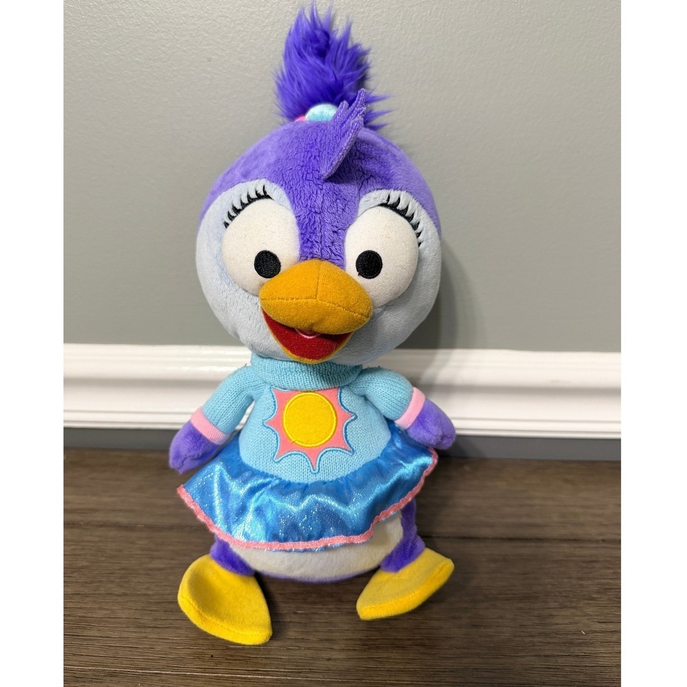 Disney Junior Muppet Babies Summer Penguin Plush Purple 11 inch Stuffed Animal